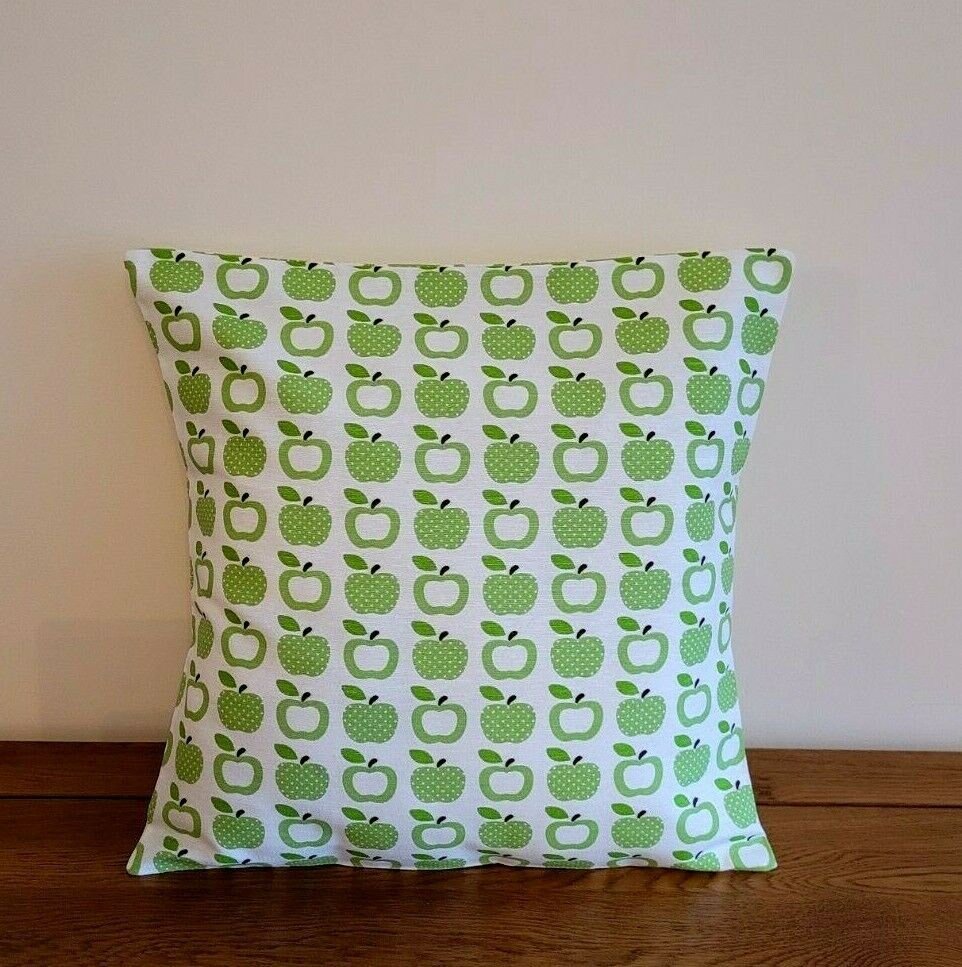 Cushion Cover Pillow Cover Green Apple Leaf Design 10" 12" 14" 16" 17" 18" 20" 22" 24" 26" Handmade - CushionCoverAndDecor