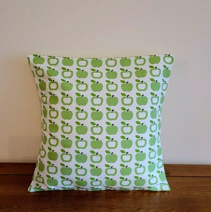 Cushion Cover Pillow Cover Green Apple Leaf Design 10" 12" 14" 16" 17" 18" 20" 22" 24" 26" Handmade - CushionCoverAndDecor