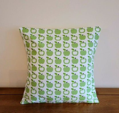 Cushion Cover Pillow Cover Green Apple Leaf Design 10" 12" 14" 16" 17" 18" 20" 22" 24" 26" Handmade - CushionCoverAndDecor