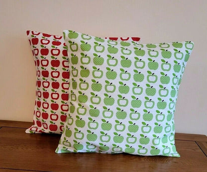 Cushion Cover Pillow Cover Green Apple Leaf Design 10" 12" 14" 16" 17" 18" 20" 22" 24" 26" Handmade - CushionCoverAndDecor