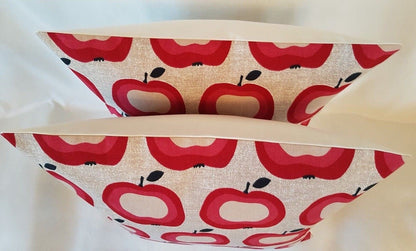 Cushion Cover Pomme Apple Red Beige - CushionCoverAndDecor