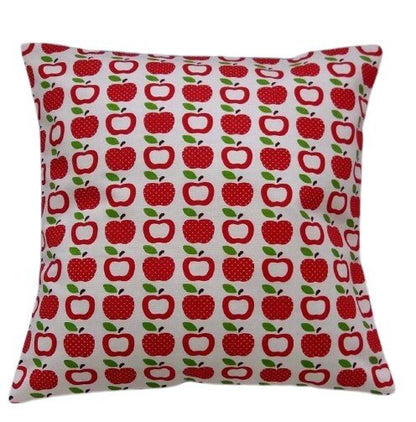 Cushion Cover Red Apple Gren Leaf 10" 12" 14" 16" 17" 18" 20" 22" 24" 26" Design Handmade - CushionCoverAndDecor