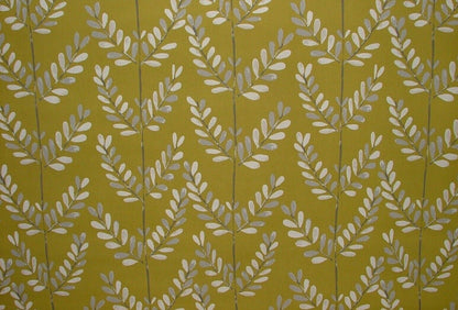 Cushion Cover Scandi Sprig Leaf Kiwi Green Design 12" 14" 16" 17" 18" 20" 22" 24" 26" Handmade 100% Cotton - CushionCoverAndDecor