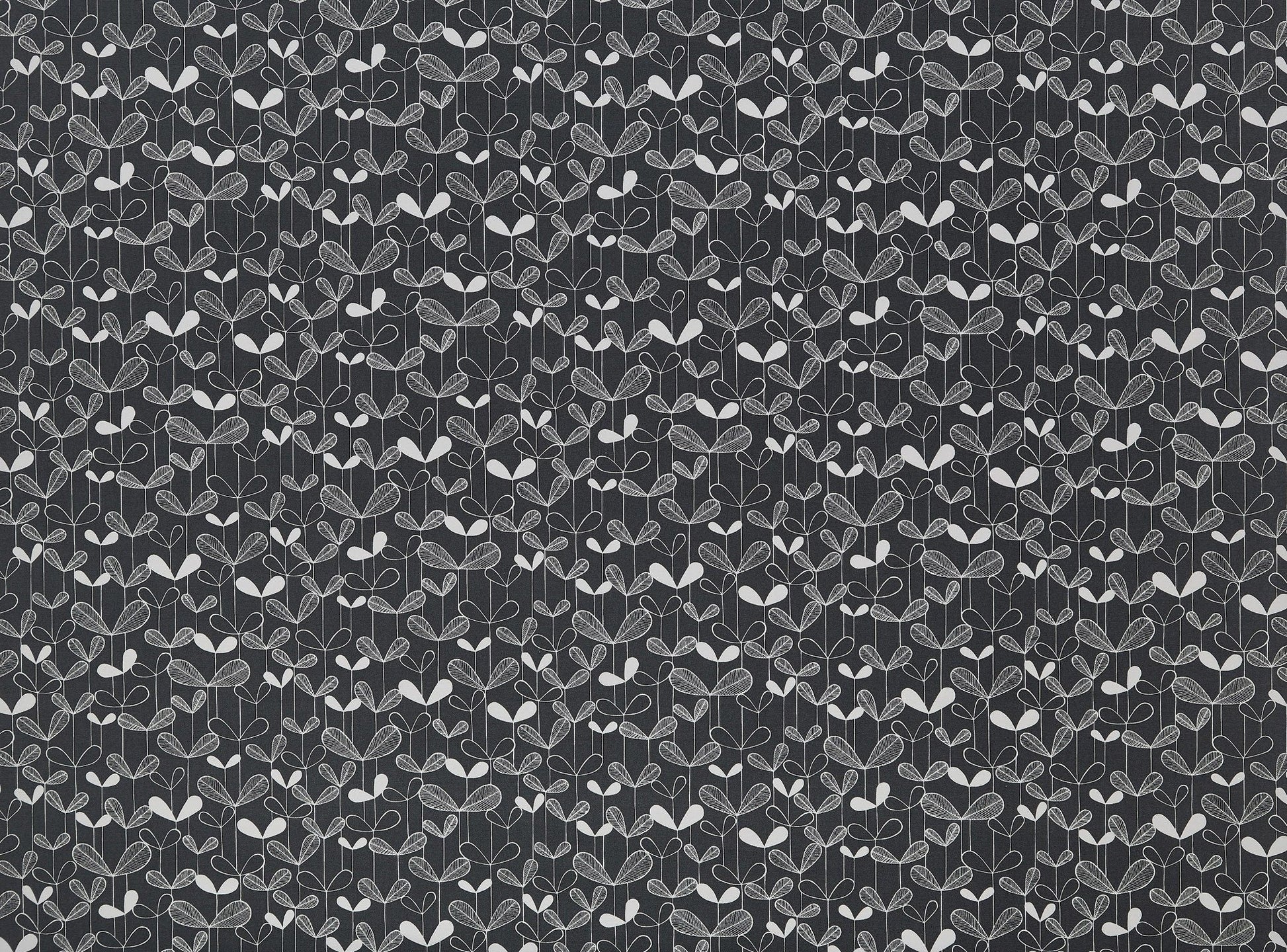 Decorative Cushion Cover MissPrint Saplings Graphit Black White Design 10" 12" 14" 16" 17" 18" 20" 22" 24" 26" Handmade 100% Cotton - CushionCoverAndDecor