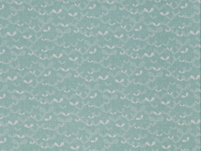 Decorative Cushion Cover MissPrint Saplings Pale Aqua Blue Design 10" 12" 14" 16" 17" 18" 20" 22" 24" 26" Handmade 100% Cotton - CushionCoverAndDecor