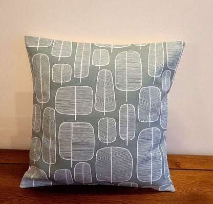 Decorative Cushion Cover Pillow MissPrint Little Trees Sage Green Design 12" 14" 16" 17" 18" 20" 22" 24" 26" Handmade 100% Cotton - CushionCoverAndDecor