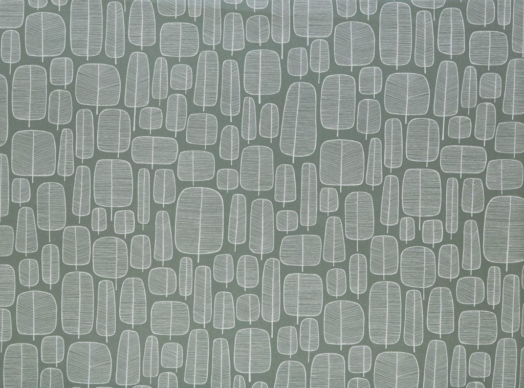 Decorative Cushion Cover Pillow MissPrint Little Trees Sage Green Design 12" 14" 16" 17" 18" 20" 22" 24" 26" Handmade 100% Cotton - CushionCoverAndDecor