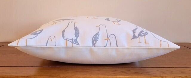 Decorative Cushion Pillow Cover Seagull Laridae Natural White ,Nautical Marine Seaside Design 10" 12 " 14" 16" 17" 18" 20" 22" 24" 26" - CushionCoverAndDecor
