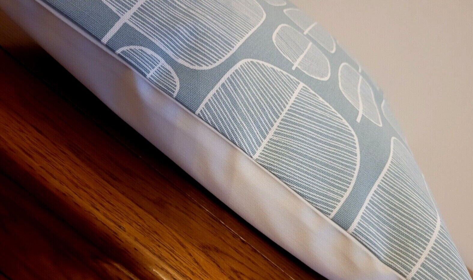 Decorative Pillow Cushion Cover MissPrint Little Trees Comet Blue Design 12" 14" 16" 17" 18" 20" 22" 24" 26" Handmade 100% Cotton - CushionCoverAndDecor