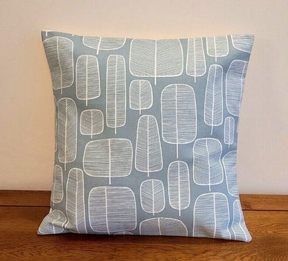 Decorative Pillow Cushion Cover MissPrint Little Trees Comet Blue Design 12" 14" 16" 17" 18" 20" 22" 24" 26" Handmade 100% Cotton - CushionCoverAndDecor