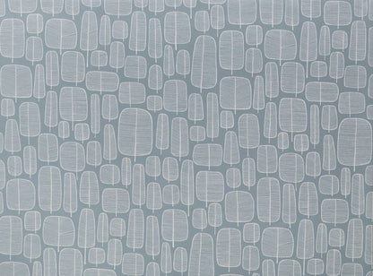 Decorative Pillow Cushion Cover MissPrint Little Trees Comet Blue Design 12" 14" 16" 17" 18" 20" 22" 24" 26" Handmade 100% Cotton - CushionCoverAndDecor