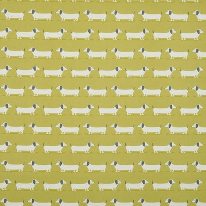 Fabric Placemats Fryetts Dachshund Sausage Dog Duck Egg Mustard Ochre Design 100% Cotton Handmade - CushionCoverAndDecor
