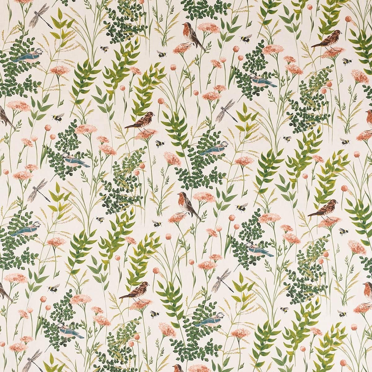 Gardenia Blush Tablecloth , Garden Birds Tablecloth , Bee Tablecloth , Dragonfly Tablecloth , Tablecloth UK , Round Tablecloth - CushionCoverAndDecor