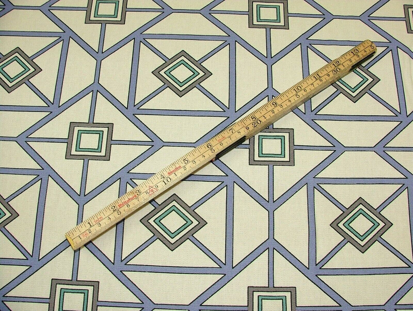 Geometric Cushion Cover , Blue Pillow Cover , Ashley Wilde Cushion , Decorative Cushion , Throw Pillow Cover, Cushion Cover UK - CushionCoverAndDecor