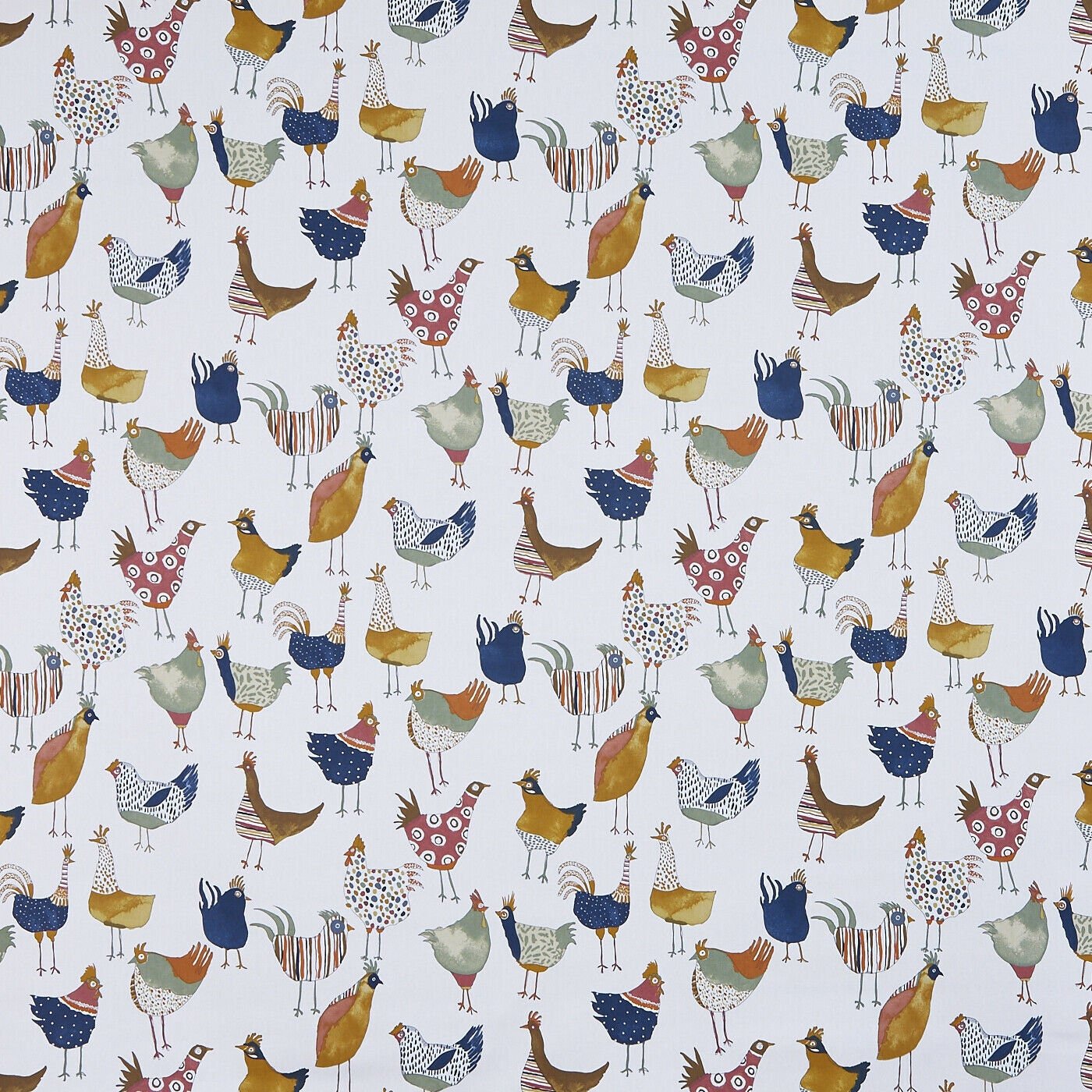 Harriet Hens Chicken Cotton Fabric Napkins Set - CushionCoverAndDecor