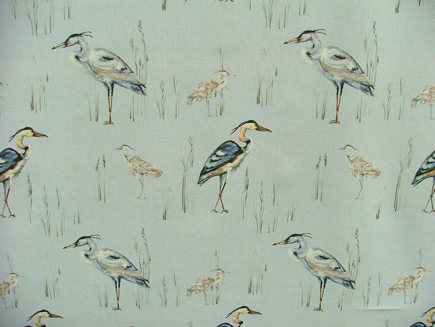 Herons Riviera Cushion Cover , Herons Cushion Cover , Blue Pillow Cover , Throw Pillow Cover , Cushion Covers UK , Decorative Cushion - CushionCoverAndDecor