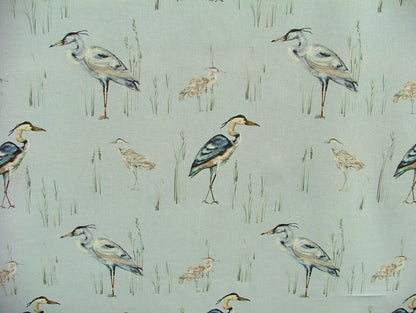 Herons Riviera Cushion Cover , Herons Cushion Cover , Blue Pillow Cover , Throw Pillow Cover , Cushion Covers UK , Decorative Cushion - CushionCoverAndDecor