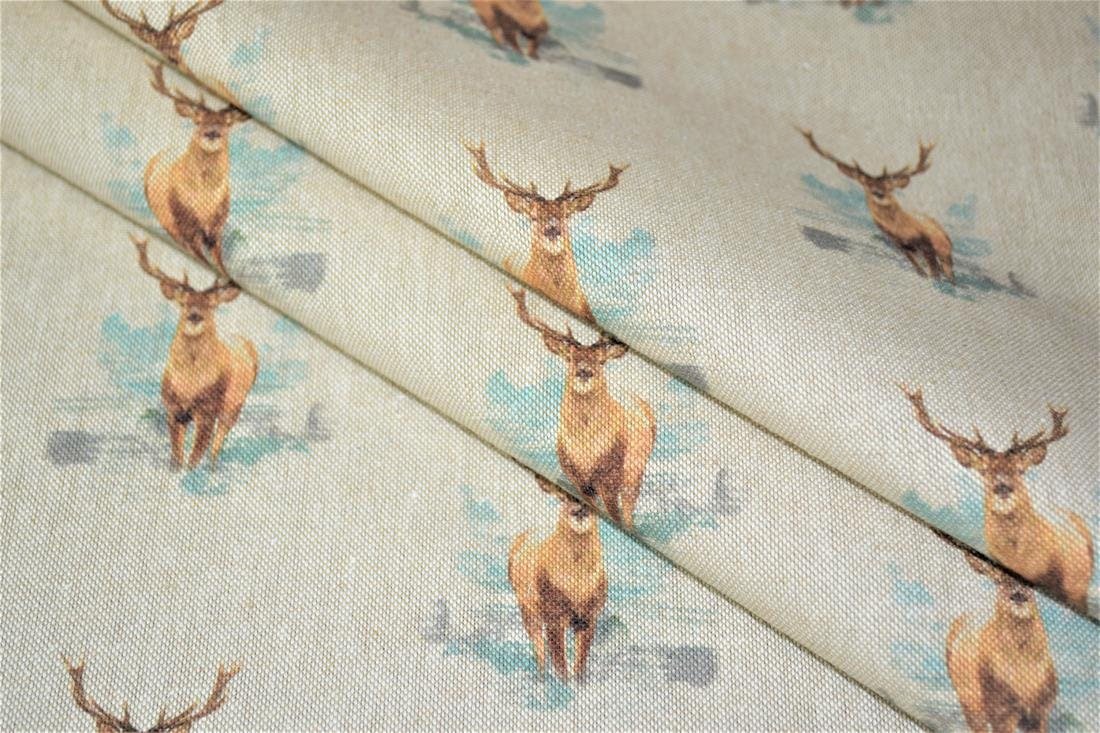 Highland Stag Christmas Tablecloth Available In Many Sizes - CushionCoverAndDecor