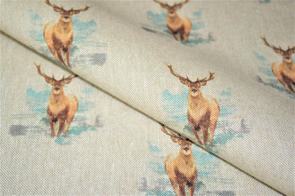 Highland Stag Christmas Tablecloth Available In Many Sizes - CushionCoverAndDecor