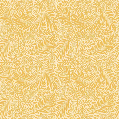William Morris Larkspur Ochre Yellow Tablecloth