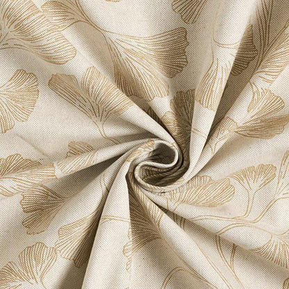 Ginkgo Flowers Natural Tablecloth Available In Many Sizes