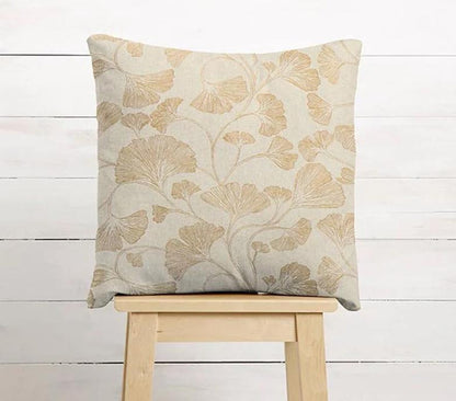 Ginkgo Flowers Natural Tablecloth Available In Many Sizes