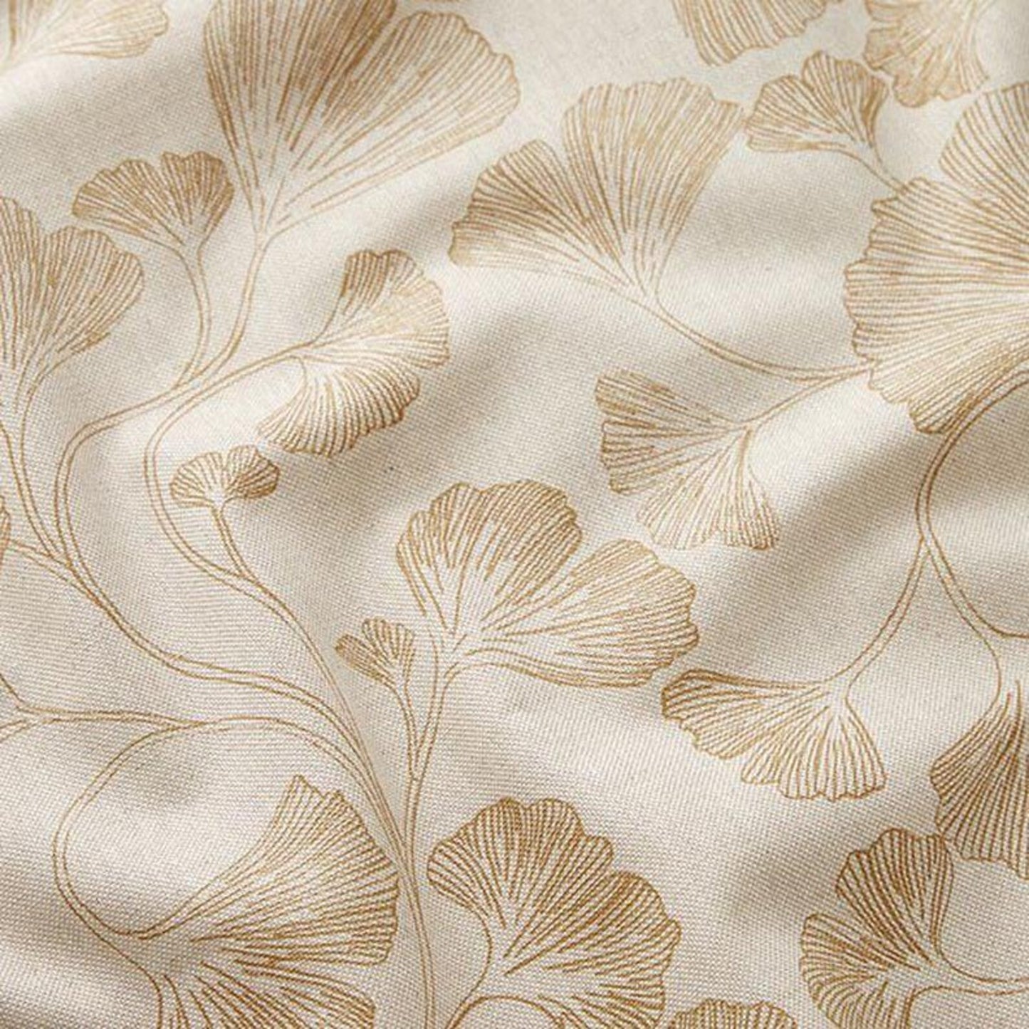 Ginkgo Flowers Natural Tablecloth Available In Many Sizes