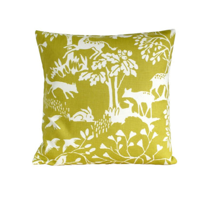 Clarke & Clarke Vilda Chartreuse Cushion Cover