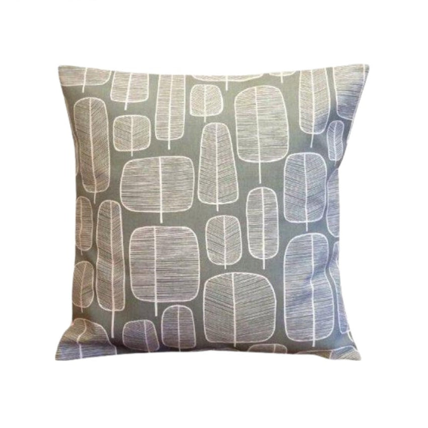 MissPrint Little Trees Sage Green Cushion Cover