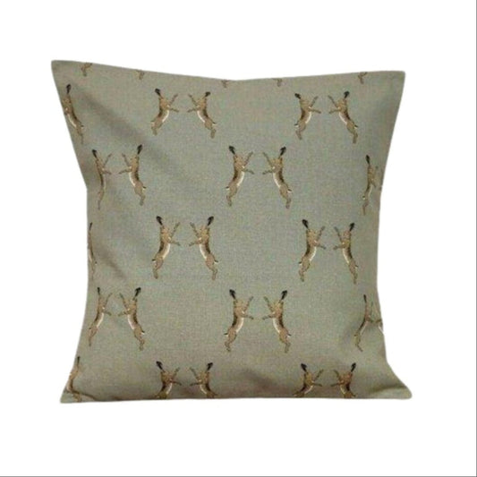 Sophie Allport Boxing Hares Cushion Cover