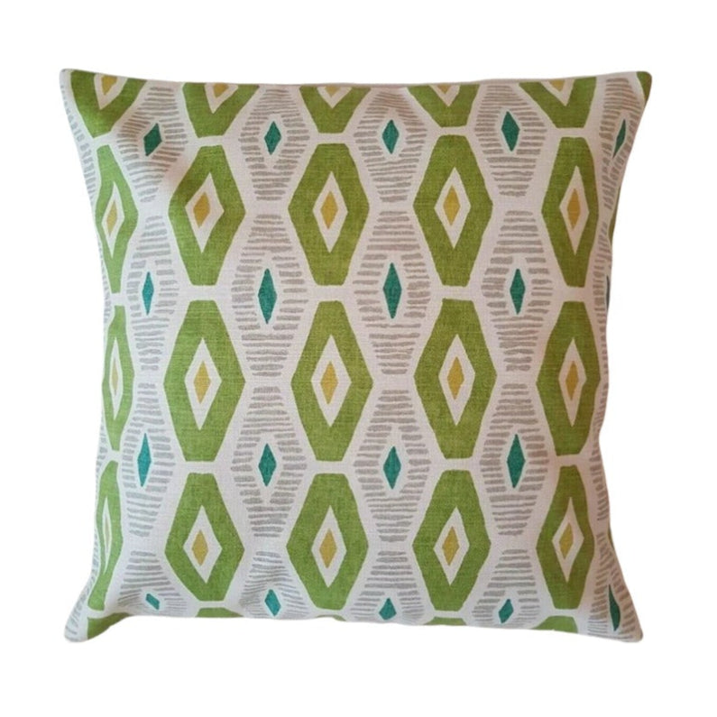 Karaz Cactus Dimond Lime Green Cushion Cover