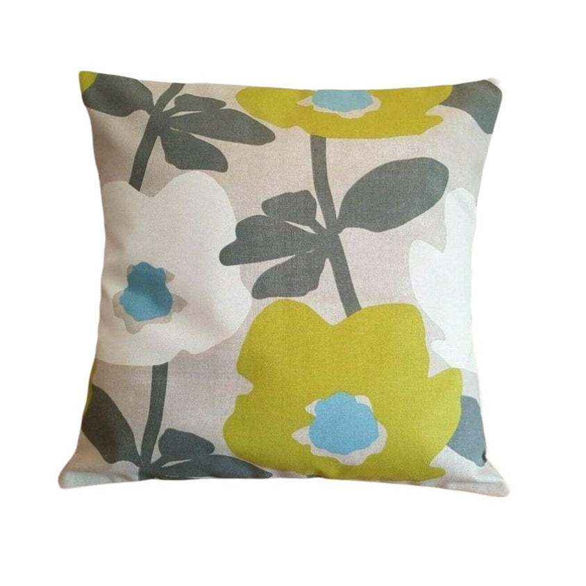 Bermondsey Floral Fennel Cushion Cover