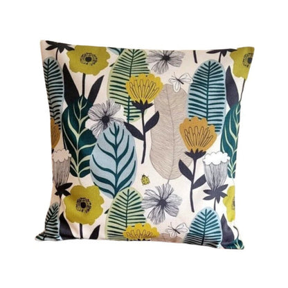 Blooma Floral Spruce Green Cushion Cover