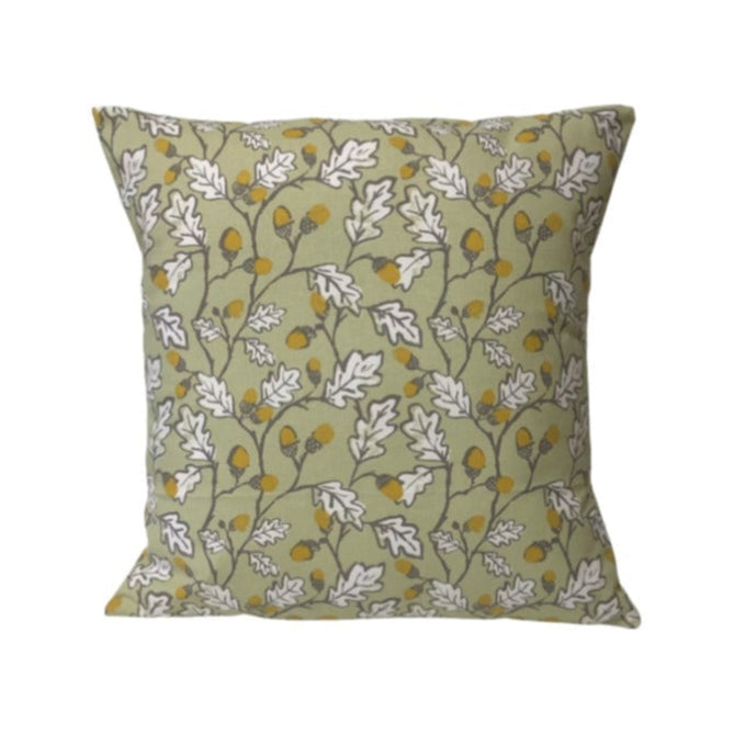 Acorn Trail Sage Green Cushion Cover