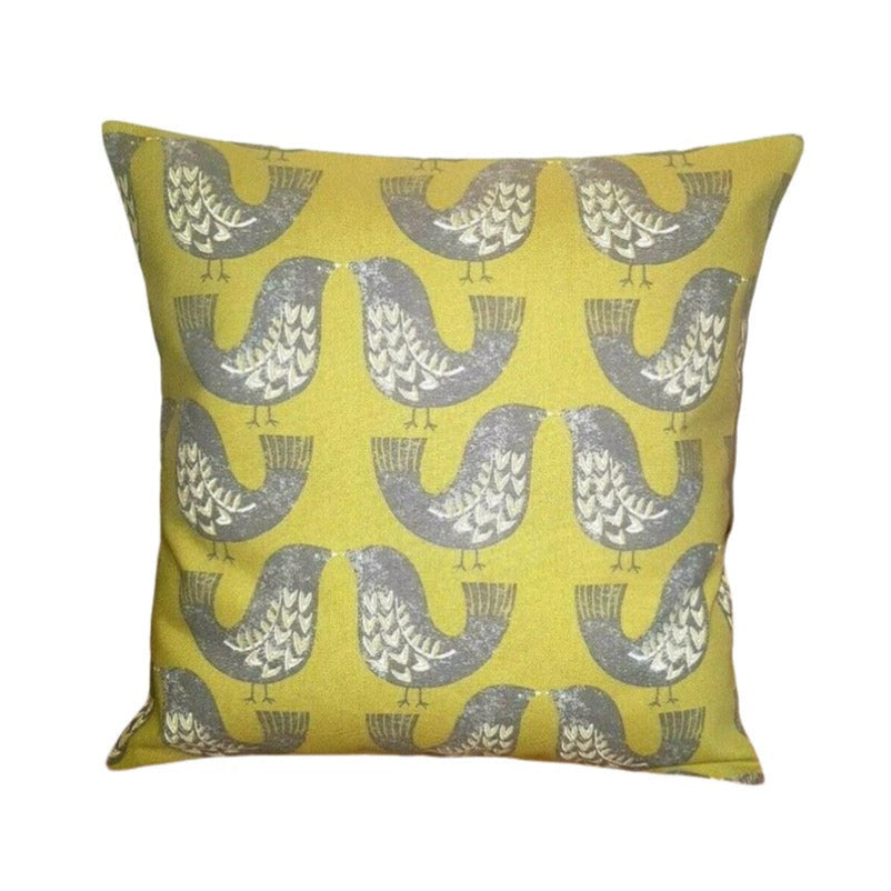 ILiv Kiwi Green Scandi Bird Cushion Cover
