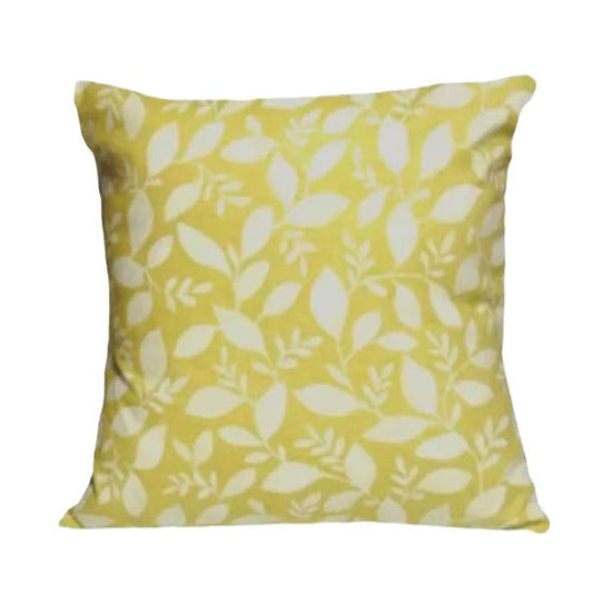 Fryetts Rene  Ochre Pale Yellow Cushion Cover