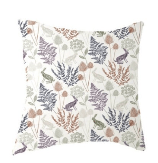Kielder Hare Cushion Cover , Natural Hare Pillow Cover 12" 14" 16" 17" 18" 20" 22" 24" 26" Ashley Wilde Cushion Cover , Cushion Cover UK - CushionCoverAndDecor