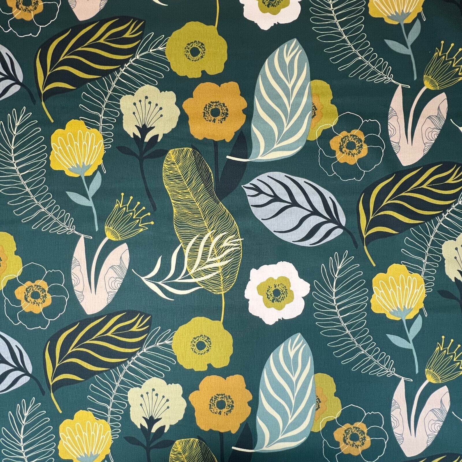 Levande Spruce Cushion Cover , Floral Pillow cover , Green Cushion , Throw Pillow Cover , Cushion Covers UK , Decorative Cushion - CushionCoverAndDecor