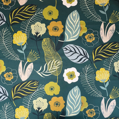 Levande Spruce Cushion Cover , Floral Pillow cover , Green Cushion , Throw Pillow Cover , Cushion Covers UK , Decorative Cushion - CushionCoverAndDecor