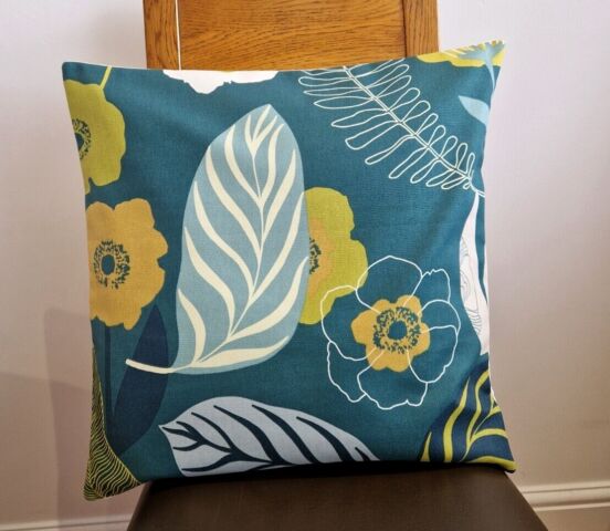 Levande Spruce Cushion Cover , Floral Pillow cover , Green Cushion , Throw Pillow Cover , Cushion Covers UK , Decorative Cushion - CushionCoverAndDecor