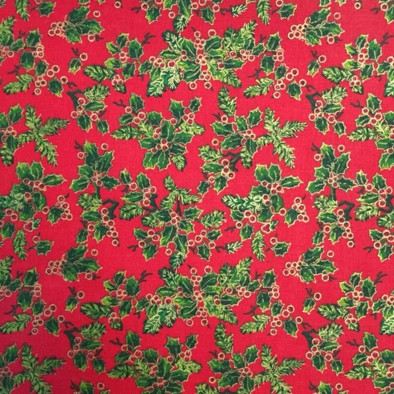 Luxury Christmas Holly Tablecloth Available In Many Sizes - CushionCoverAndDecor