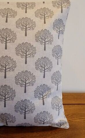 Mulberry Tree Cushion Cover , Natural Beige Pillow cover , Grey Pillow Sham 10" 12" 14" 16" 17" 18" 20" 22" 24" 26" - CushionCoverAndDecor