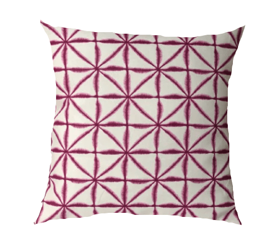 Nussa Pink Raspberry Cushion Cover , Abstract Geometric Pillow Cover , Pink Cushion Cover , Throw Pillow , Cushion Cover UK - CushionCoverAndDecor