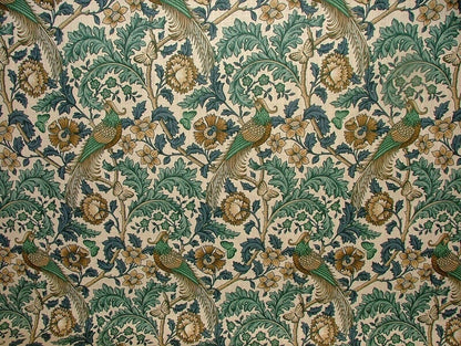 Oakmere Verdigris Cushion Cover , Birds Pillow cover , Green Cushion Cover , Throw Pillow Cover , Cushion Covers UK , Decorative Cushion - CushionCoverAndDecor