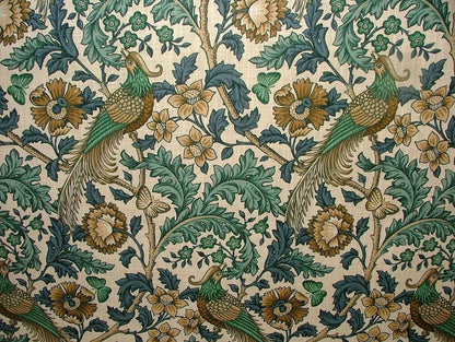 Oakmere Verdigris Cushion Cover , Birds Pillow cover , Green Cushion Cover , Throw Pillow Cover , Cushion Covers UK , Decorative Cushion - CushionCoverAndDecor