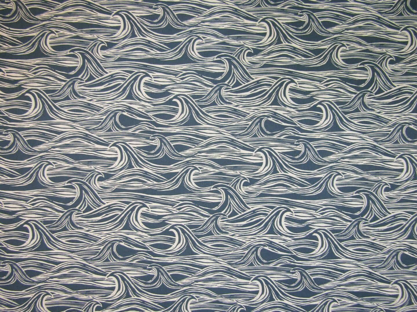 Ocean Waves Cushion Cover , Nautical Pillow Cover , Navy Indigo Blue Seaside Cushion Cover , Surf Navy Cushion 16" 17" 18" 20" 22" 24" 26" - CushionCoverAndDecor