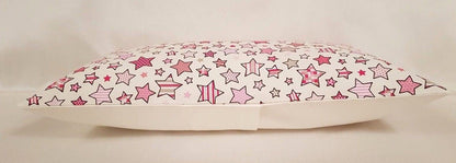 Pink Stars Children Cushion Cover - CushionCoverAndDecor