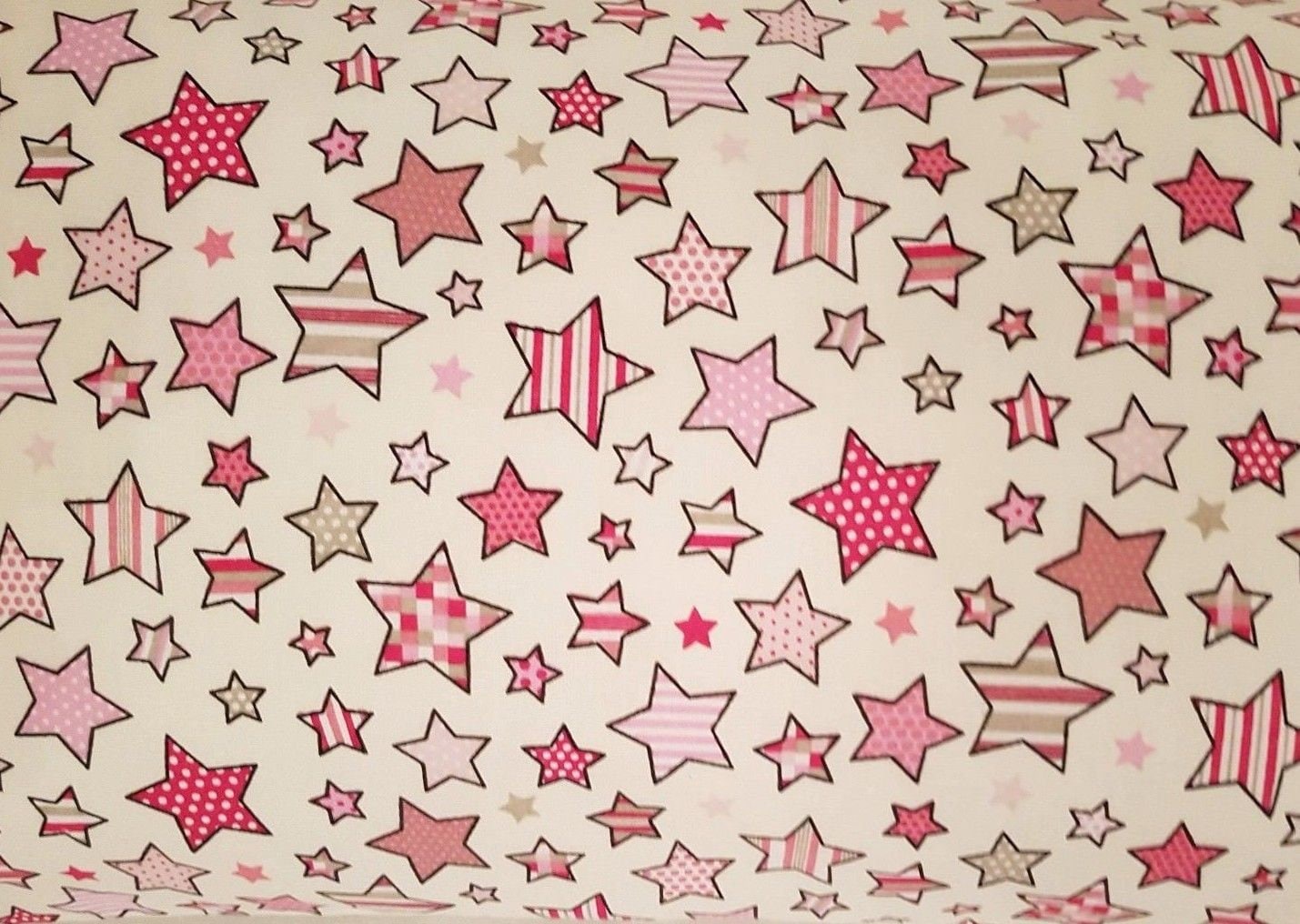 Pink Stars Children Cushion Cover - CushionCoverAndDecor