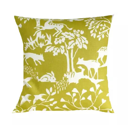 Clarke & Clarke Vilda Chartreuse Cushion Cover