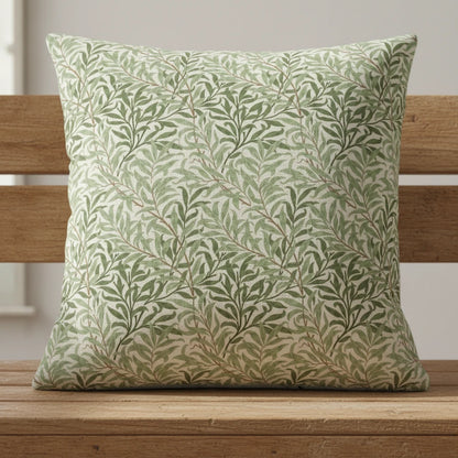 William Morris Willow Bough Sage Green Cushion Cover